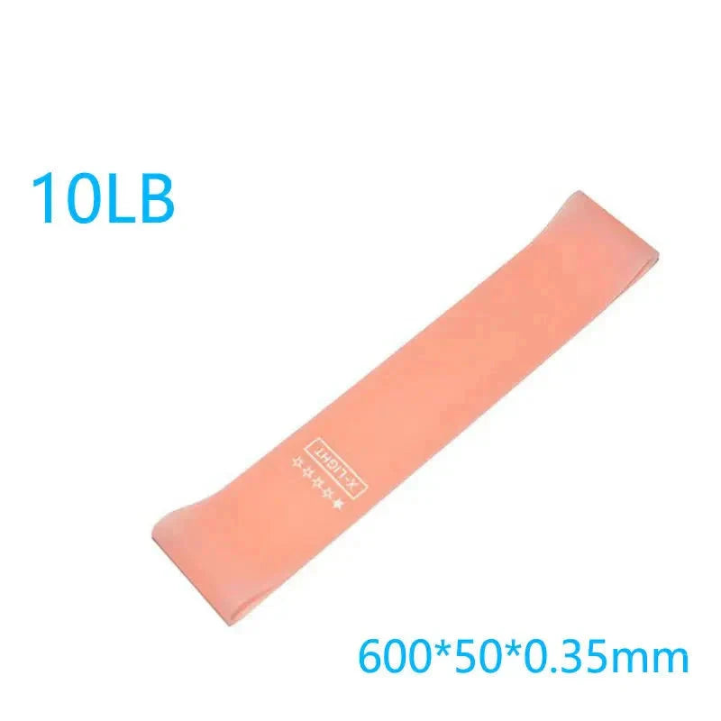 Elastic Resistance Bands Set for Yoga, Pilates, and Strength Training - 5-Pack