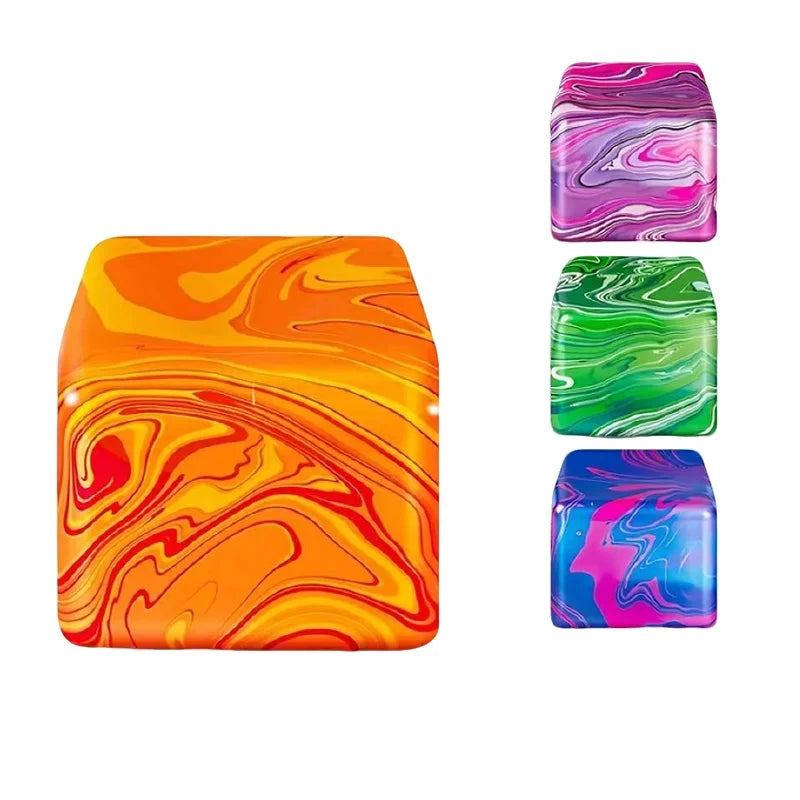 Experience Stress Relief with the Snowflake Ice Cube Malt Sugar Squishy Mystery Blind Box - Perfect Anti-Anxiety Fidget Toy!