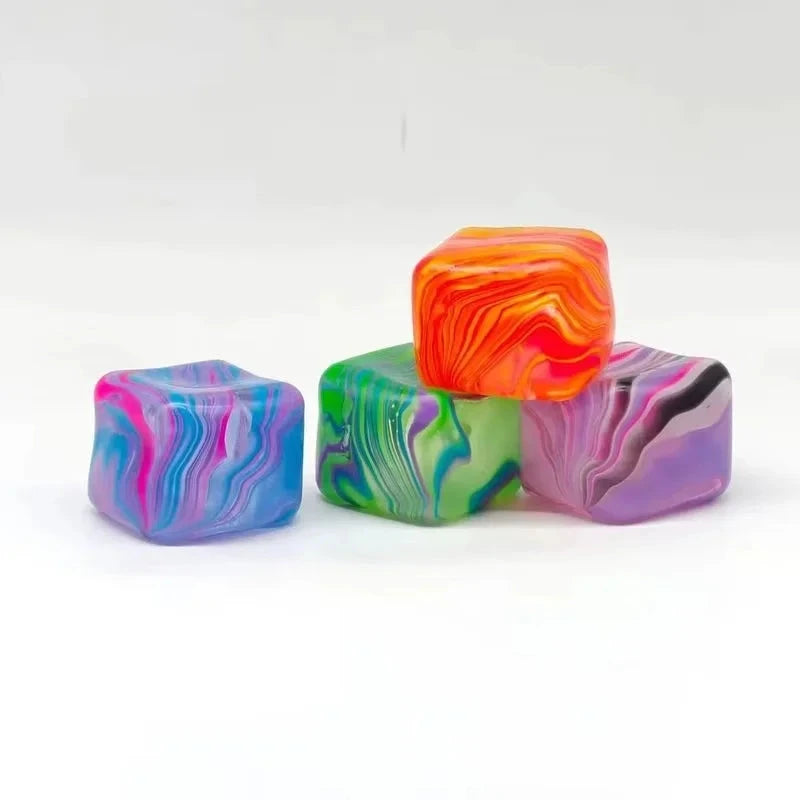 Experience Stress Relief with the Snowflake Ice Cube Malt Sugar Squishy Mystery Blind Box - Perfect Anti-Anxiety Fidget Toy!