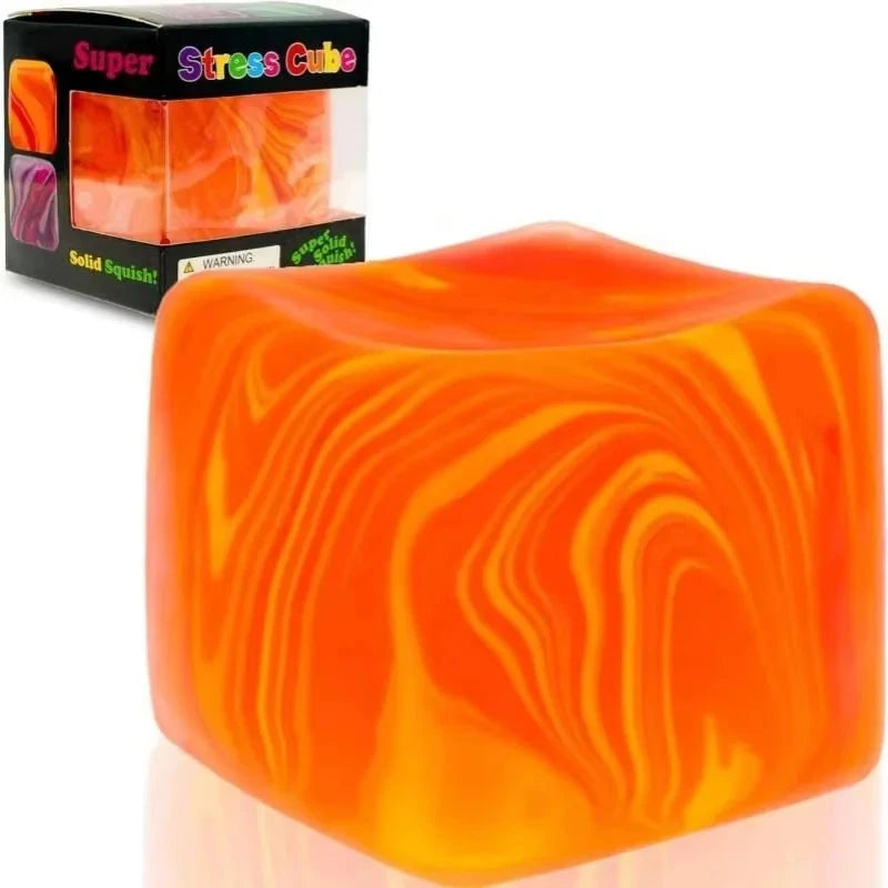 Experience Stress Relief with the Snowflake Ice Cube Malt Sugar Squishy Mystery Blind Box - Perfect Anti-Anxiety Fidget Toy!