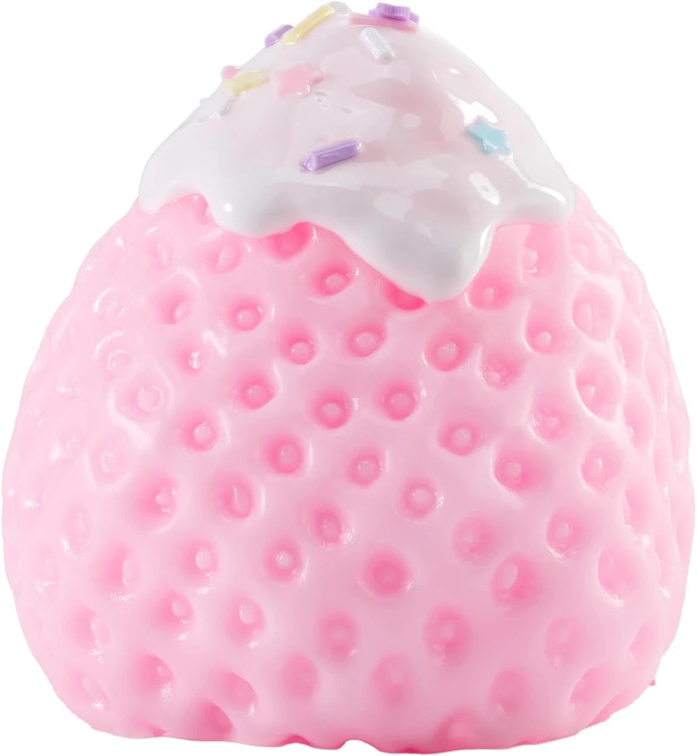 Indulge in Fun with Our Handmade Big Taba Strawberry Squishy Toy - Perfect for Stress Relief and Fidgeting Fun for All Ages!